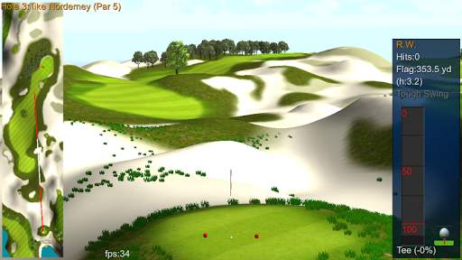 IRON 7 ONE Golf Game Lite screenshot 1