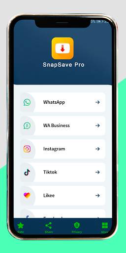 SnapSave Pro - Save all Social Status in a Snap скриншот 2