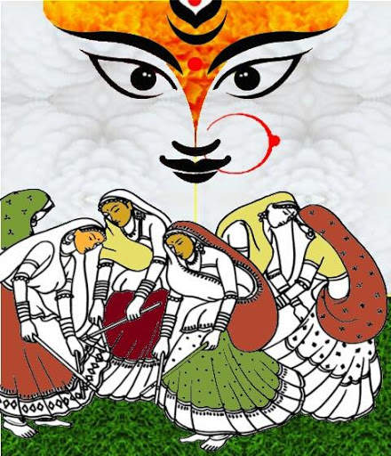 Durga Navaratri Colouring - Greetings screenshot 2