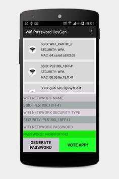 Wifi Password 2015 Free screenshot 2