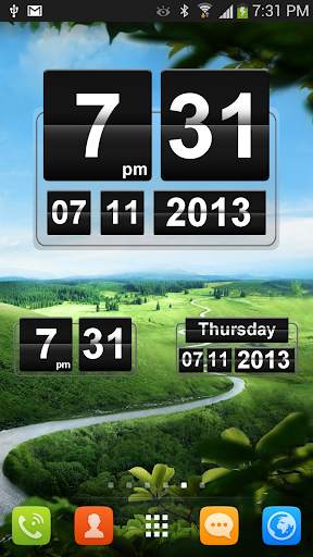 Retro Clock Widget screenshot 1