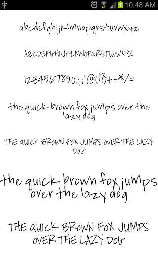 Hand per FlipFont gratis screenshot 4