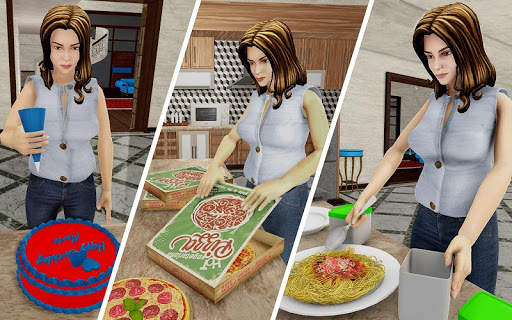 Virtual Mother Simulator: Home Chef Cooking Games screenshot 3