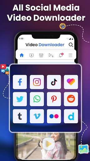 Video Downloader-Social Media screenshot 1