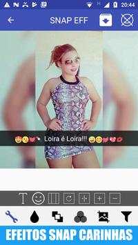 Foto Editor Desfoques Efeitos Snap Carinhas Texto screenshot 5