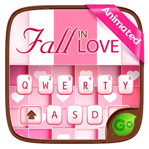 Fall In Love GO Keyboard Animated Theme 4.5