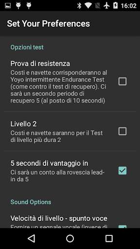 Yo-Yo Intermittent Test screenshot 6