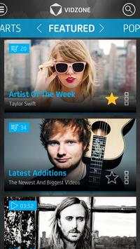 VIDZONE - Free HD Music Videos screenshot 1