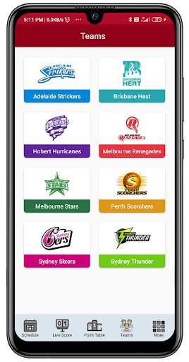Big Bash Live Score screenshot 5