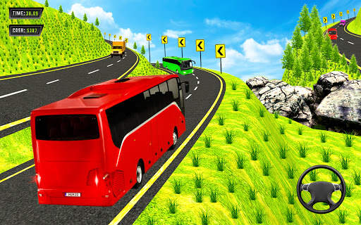 Offroad Mountains Bus Driving Simulator:Coach Game screenshot 3