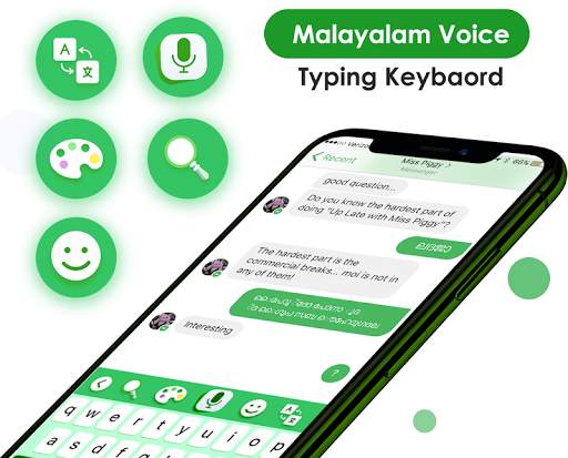 Malayalam voice typing keyboard & Translator screenshot 1