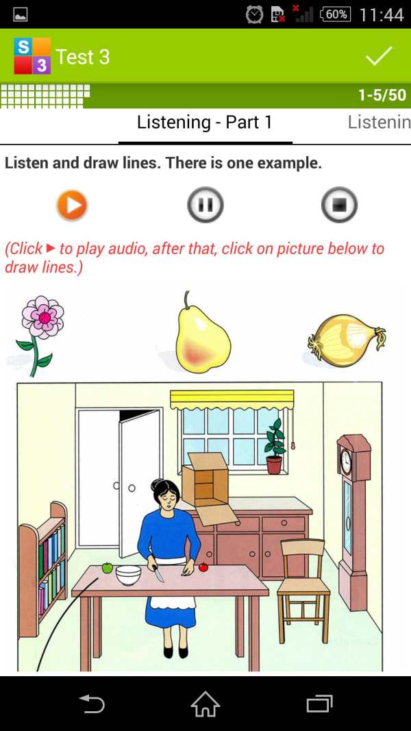 English Starters 3 - YLE Test screenshot 1