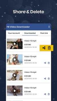 Video Downloader For Facebook screenshot 3