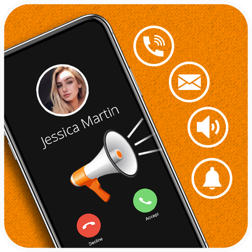 Caller Name, SMS &amp; Call Announcer ID &amp; Flesh Alert icon