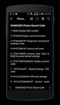 Phones Secret Codes скриншот 5