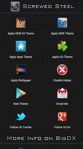 Screwed Steel Launcher Theme screenshot 4