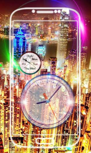 Night Clock Live Wallpaper screenshot 4