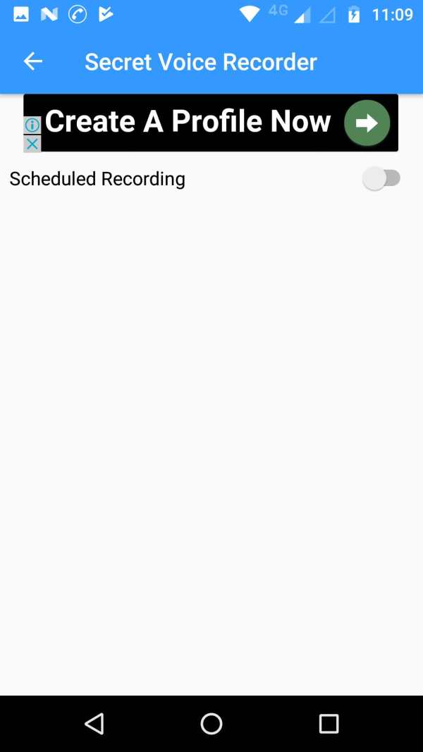 Secret voice recorder 4 تصوير الشاشة
