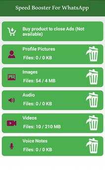 Speed Booster for WhatsApp screenshot 2