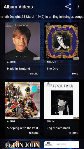 ELTON JHON - Offline MP3 & Video Album Collection screenshot 17