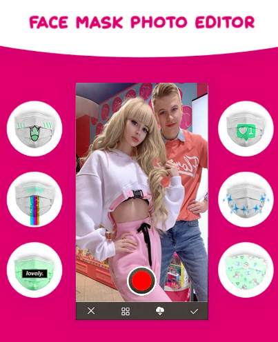 Face Mask Photo Editor - Medical & Surgical Mask screenshot 2