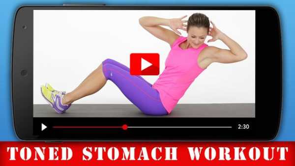 Toned Stomach Workout screenshot 1