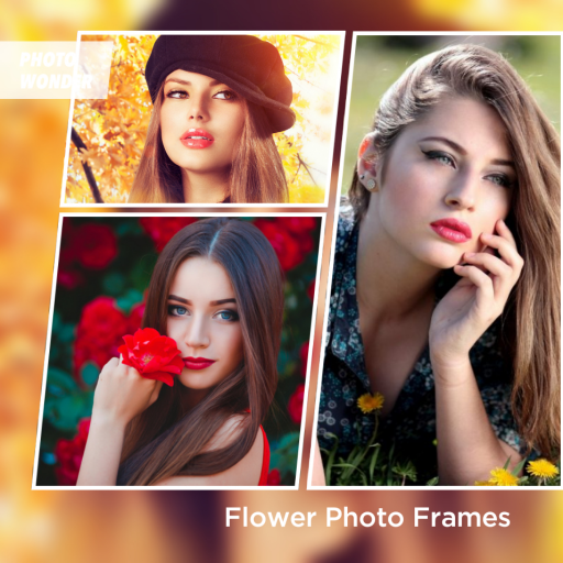 ikon Beautiful Flower Photo Frames Greeting Cards