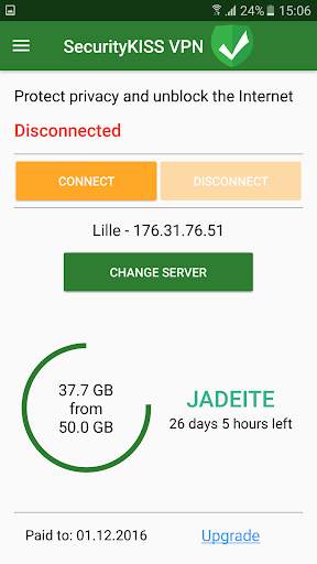 SecurityKISS Tunnel VPN screenshot 1