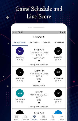 Las Vegas - Football Live Score & Schedule screenshot 2