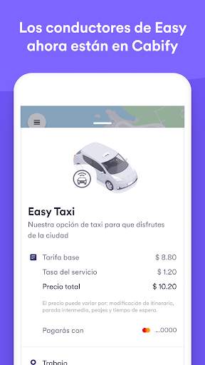 Easy Tappsi, una app de Cabify 1 تصوير الشاشة