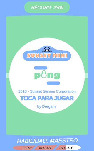 Sunset Mini: pong स्क्रीनशॉट 7