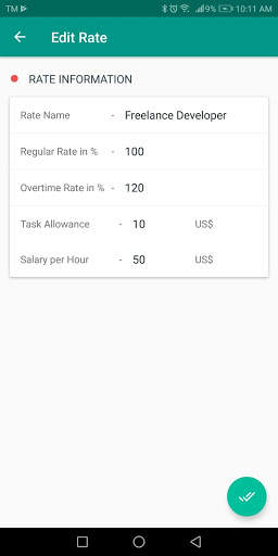 Timesheet / Time Note screenshot 6