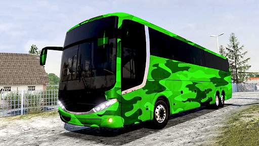Army Bus Simulator Sim army bus driving games 2021 screenshot 1