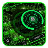 3D Fingerprint Scanner Keyboard Theme 10001001