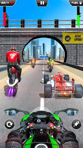 Thumb Moto Race - Bike Games screenshot 1