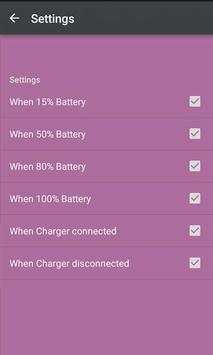 Talking Battery Status Alerts screenshot 4