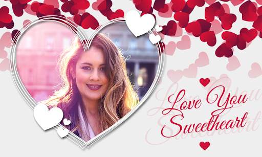 Romantic Love Photo Frame 3 تصوير الشاشة