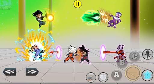 DBZ Super Fighters battle screenshot 1