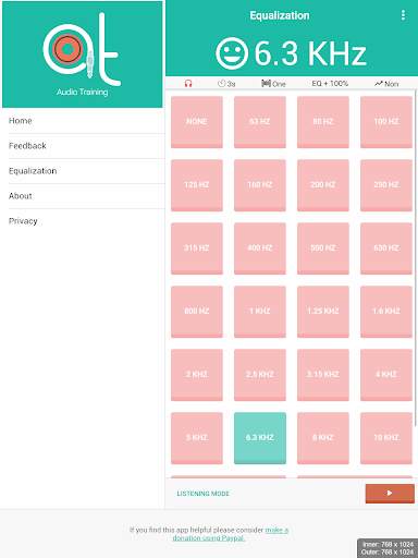 Audio Training EQ and Feedback screenshot 11