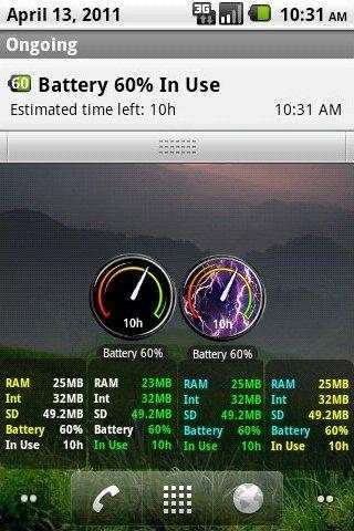 Memory Status Widget screenshot 1