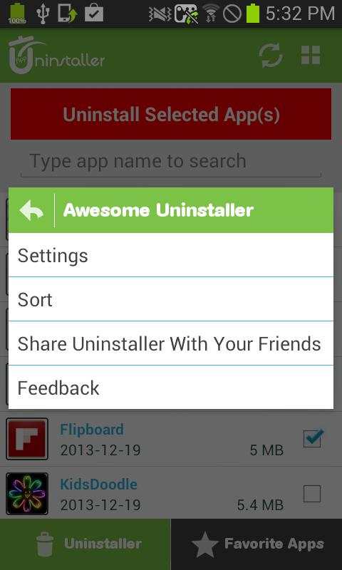 Awesome Apps Manager скриншот 5