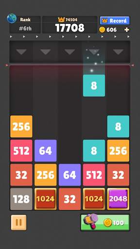Drop The Number® : Merge Game screenshot 1