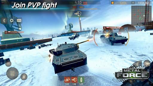 Metal Force: Army Tank Games screenshot 6
