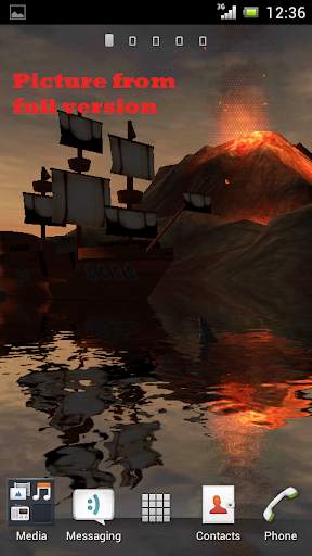 3D Volcano Live Wallpaper FREE screenshot 3