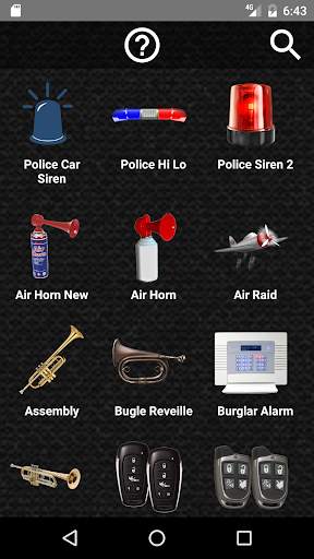 Sirens & Horns Ringtones screenshot 1