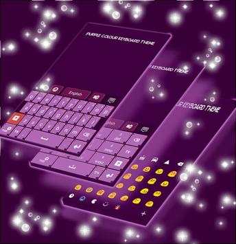 Purple Colour Keyboard Theme screenshot 3