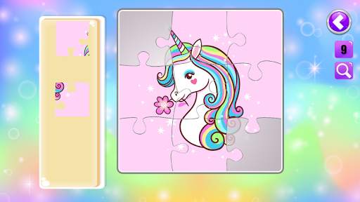 Toddler Jigsaw Puzzle Unicorn screenshot 3