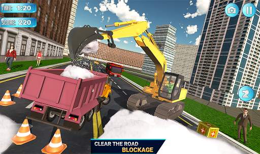 Mega Snow Excavator Machine Simulator 20 screenshot 11