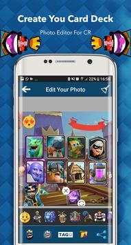 Editor de fotos para Clash Royale screenshot 1