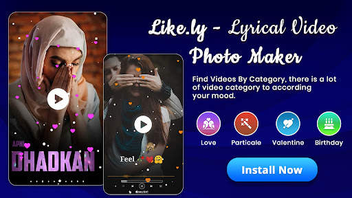 Like.Ly - Lyrical Video Status screenshot 1